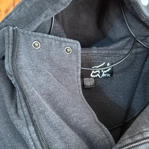 Fox racing Charcoal Gray Hoodie women’s quarter zip hoodie size medium Fox rider thumbnail 5