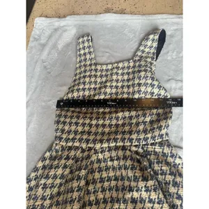 BCBGMAXAZRIA Unbranded Houndstooth Pinafore Dress SIZE M thumbnail 10