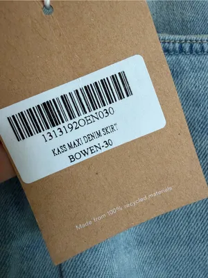 Reformation Kass Maxi Denim Skirt Bowen Size 30 NWT $188 thumbnail 5