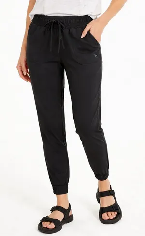 Albion Destination Jogger Pants Black Size Small Elastic Waist Athleisure Travel thumbnail 1