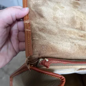 Dooney & Bourke Vintage Small AWL Satchel Taupe Brown thumbnail 14