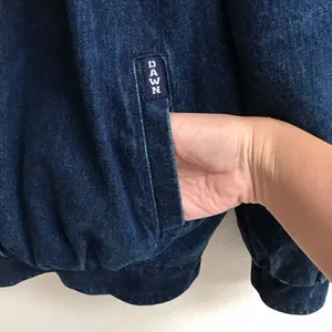 Vintage Dawn 90s denim jacket with built-in hoodie L‎ thumbnail 13