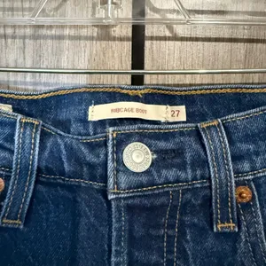 Levi's Ribcage Bootcut Women 27 High Rise Dark Wash Denim Jeans High Waisted thumbnail 2