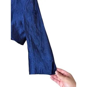 Jessica Howard Royal Blue Beaded Tiered‎ Ruffle Dress and Bolero Jacket Set 6 thumbnail 10