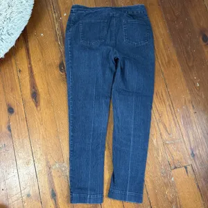 Soft Surroundings Blue‎ Supremely Soft Pull On Skinny Jeans Tall Medium thumbnail 7