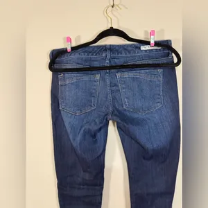 Express Women’s Zelda Slim Fit Legging Jeans Ultra Low Rise Dark Washed Sz 8 R thumbnail 5