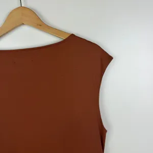 J Crew Bubble Hem Mixy Mini‎ Dress Large Terracotta Brown Old Money Mixed Media thumbnail 5