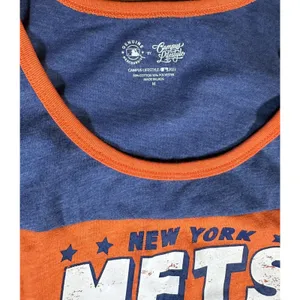 New York Mets‎ Tank Top Shirt Womens Size M Blue Orange Campus Lifestyle MLB NWT thumbnail 2
