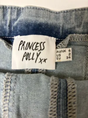 Princess Polly strapless denim mini dress thumbnail 6