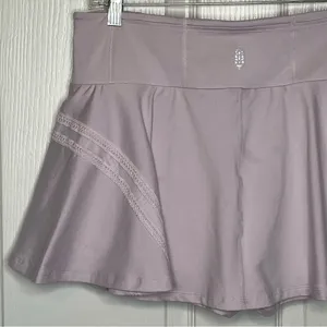 Free People Movement Pleats And Thank You Tennis Skort Sz XL Violet Frost thumbnail 10