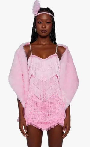 flapper costume Pink Size XS thumbnail 1
