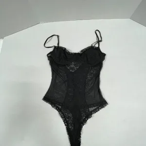 Victoria's Secret Black Bodysuit 34B -In‎ Bag. thumbnail 6