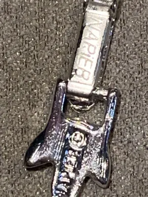 Vintage 80s Napier Silver Tone Leaf Link Tennis Bracelet USA thumbnail 3