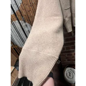 J.Crew 75 Spring Street 95% Cashmere Cropped Pocket Cardigan Quiet Luxury M thumbnail 5
