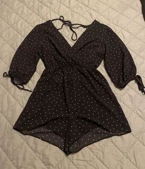 Speechless Black Romper thumbnail 1