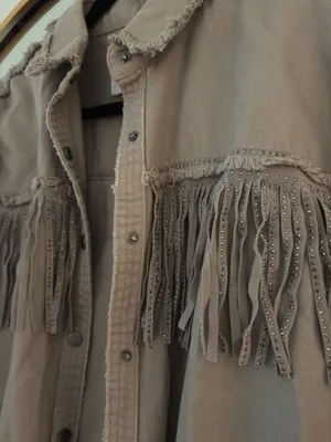 Zara sparkly fringe jacket  thumbnail 2