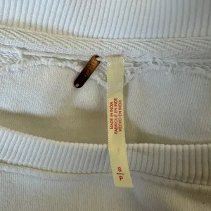 S Free People Trish Pullover Balloon Sleeve Sweatshirt top white women's thumbnail 6