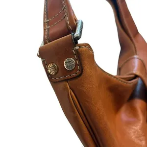 Y2K Michael Kors Buckle Hobo Shoulder Bag Cognac‎ Brown Slouchy Western Country thumbnail 6