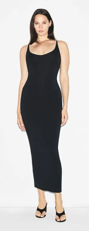 Skims skimpy SCOOP NECK (G10) LONG DRESS NWT SIZE SMALL thumbnail 1