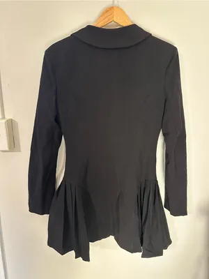 NWT Showpo Bea collared mini dress black 8 thumbnail 3