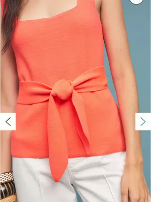 Anthropologie Harloe Belted Top Medium thumbnail 3