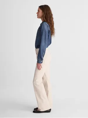 Madewell women’s Relaxed Bootcut Jeans vintage canvas (cream) Size 30 NWT thumbnail 3