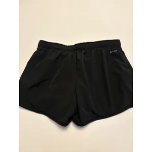 Nike Running Short Women Medium Black Dri-FIT Just Do It Waistband 3 Inch Inseam thumbnail 4