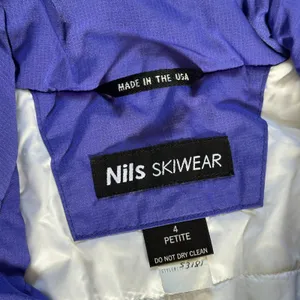 One Piece NILS Vintage Purple Ski Suit 4P thumbnail 5