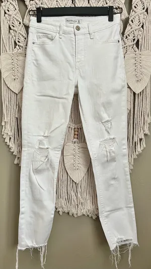 Abercrombie Mid Rise Skinny Ankle Jeans thumbnail 2
