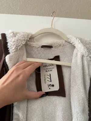 Y2K Brown Faux Fur Lined Hooded Zip Up thumbnail 8