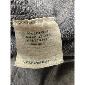 Mens Faherty Quarter Zip Pullover Blue XL thumbnail 5
