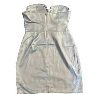 naked wardrobe Clam Shell Sweetheart Sleeveless Dress - Icy Blue Size S thumbnail 7