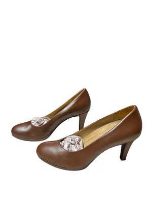 Naturalizer Michelle Comfort Round Toe Platform Pumps 3” Dress Heels thumbnail 3