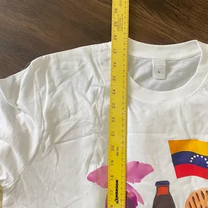 Source Unknown New unworn White Multi Venezuelan Culture Graphic Print T-shirt Size L thumbnail 4