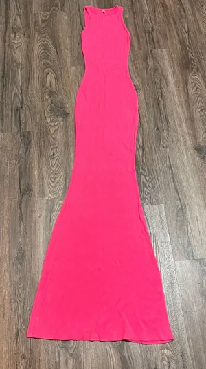 Pink Maxi Tank Dress thumbnail 1