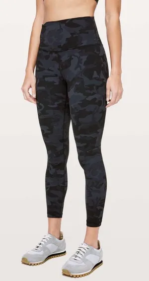 Lululemon Align Pant II 25" Incognito Camo Multi Grey size 6 thumbnail 1