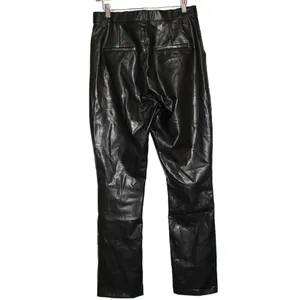 Womens Abercrombie & Fitch Skinny Ultra High Rise Black Vegan Pants Size 31 / 12 thumbnail 2