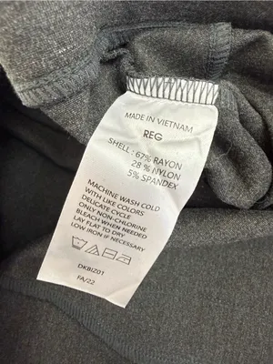Quince Ultra-Stretch Ponte Straight Leg Pants Charcoal Grey Office thumbnail 12
