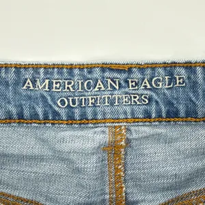 American Eagle Feather Embroidered Shorts‎ Womens 6 Hi Rise Distressed Denim thumbnail 7