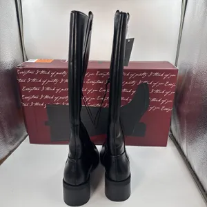 Kensie Naya B Women’s Black Knee High Boots Size 8.5 Side Zip Block Heel NWT thumbnail 9