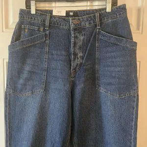 NWT Frye Barrel Jeans Womens 10 Medium Wash High Rise Wide Leg Carpenter thumbnail 7
