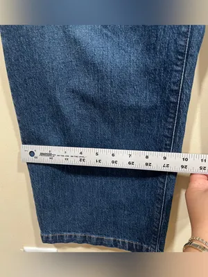 Madewell Women's The Perfect Vintage Wide-Leg Jeans size 28 petite blue thumbnail 6