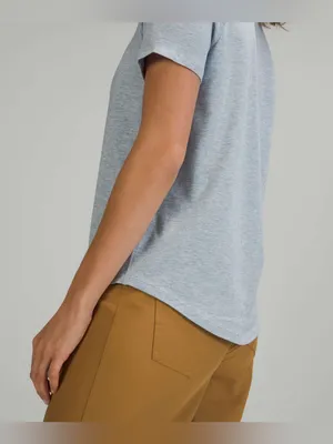 Lululemon Love Crew Short Sleeve T-Shirt Heathered Chambray thumbnail 5