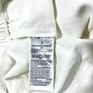 GAP Linen Blend White Pull On Drawstring Shorts thumbnail 5