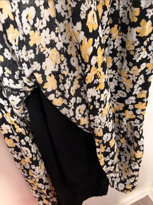 Abercrombie and Fitch Boho Midi Floral Dress Size XS thumbnail 4
