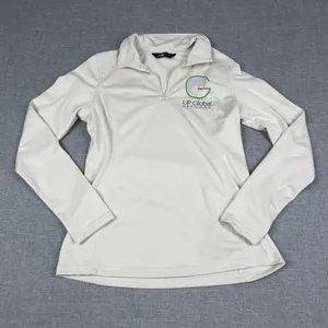 The North Face Pullover Womens Small White 1/4 Zip Mock Neck UP Global Network thumbnail 1