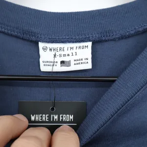Where I\'m From Connecticut USA Cropped Graphic T-Shirt Navy Blue XS thumbnail 3