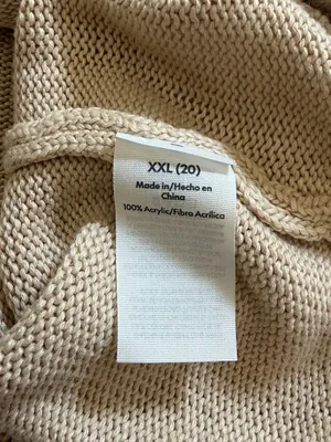 No Boundaries Women's Viral Tie-Front Knit Cardigan (XXL) thumbnail 3