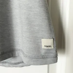 Vuori Lux Performance Tank Top Heather Grey Racerback Workout Shirt Size Small thumbnail 3