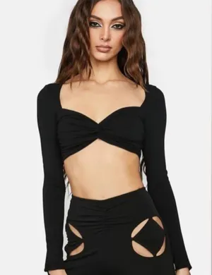 Urban Outfitters brand new the kript long sleeve crop small thumbnail 1